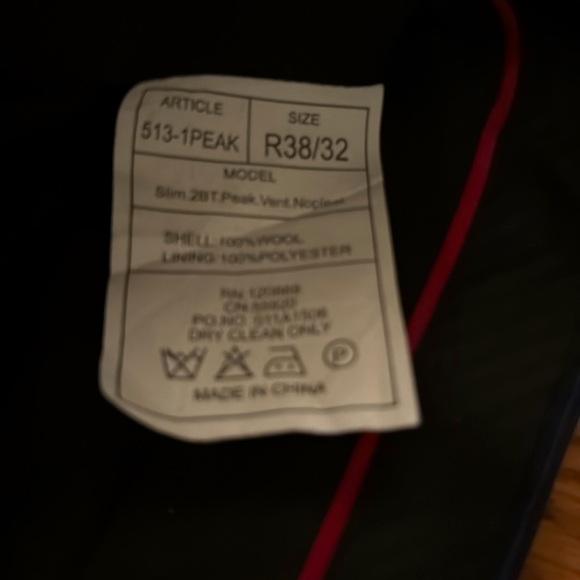 Navy male suit - Picture 3 of 6